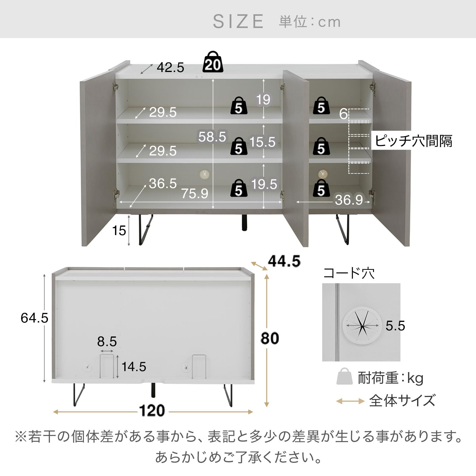 Amazon｜LOWYA ロウヤ チェスト キャビネット チェスト・タンス
